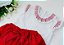 Conjunto de Saia Infantil Vermelho - Imagem 2