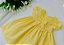 Vestido Bebê Casinha de Abelha Babados Amarelo - Imagem 2