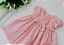 Vestido Bebê Casinha de Abelha Babados Rosa - Imagem 2