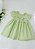 Vestido Bebê Casinha de Abelha Babados Verde - Imagem 1