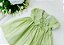 Vestido Bebê Casinha de Abelha Transpassado Verde - Imagem 2