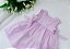 Vestido Bebê Listrado Rosa Laços Laterais - Imagem 2