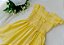 Vestido Infantil Casinha de Abelha Babados Amarelo - Imagem 2