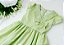 Vestido Infantil Casinha de Abelha Transpassado Verde - Imagem 2