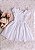 Vestido Infantil Com Gola Branco - Imagem 1