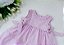 Vestido Infantil Listrado Rosa Laços Laterais - Imagem 2