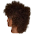 Cabeça de Manequim Para Treino Afro - 100% Natural - Imagem 2
