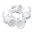 Anel Batoque Branco Para Micropigmentação - 10 Unidades - Imagem 1