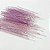 Microbrush Microescova Bastonete Glitter Rosa Pontas Finas 100 Unid - Imagem 3