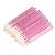 Escovinha Lábios Descartável Colorido Com Glitter DAFU 50un - Imagem 2