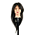 Cabeça Boneca Treino Corte Penteado Cabelo Profissional 100% Natural - Imagem 1
