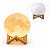 Luminária Lua Cheia Grande 3D LED Suporte - Imagem 2