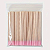 Palito Algodão Designer Sobrancelhas Rosa 100uni - Imagem 1