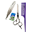 Kit Barbeiro Tesoura Navalhete Lamina Pente Completo - Imagem 1