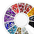 Strass Pedrarias Meia Lua Disco Colorido Nail Designer - Imagem 2