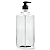 Frasco Shampoo Sabonete 1 Litro Valvula Profissional - Imagem 1