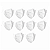 Kit 10 Máscaras Faciais Descartáveis KN95 - Imagem 1