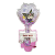 Escova Cabelo Kuromi Patinha Infantil - Imagem 2