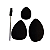 Kit 3 Esponjas Maquiagem 1 Escovinha - Imagem 1