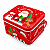 Lata Decorativa de Natal Alça e Tampa 11x8x6cm - Imagem 1