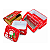 Kit 3 Latas Metálicas Decorativas de Natal Papai Noel - Imagem 2