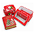 Kit 3 Latas Metálicas Decorativas de Natal Papai Noel - Imagem 1