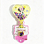 Escova Cabelo Minnie Mouse Coração infantil - Imagem 3