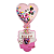 Escova Cabelo Minnie Mouse Coração infantil - Imagem 5
