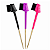 Pente Escova Baby Hair 3 Em 1 Cabo De Metal Unidade - Imagem 1