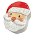Lata Decorativa Natalina Papai Noel 6x15,5x18cm - Imagem 1