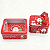 Kit 2 Latas Natal Vermelho Decorativas - Imagem 1