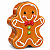 Lata Natalina Biscoito Gengibre 12x14cm - Imagem 1