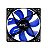 Cooler 120mm AeroCool Lightning Blue - LED Azul - Imagem 2