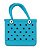 Pingente Bolsa de Praia 2.5x4cm Emborrachado - Imagem 1
