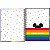Caderno Universitário Michey Mouse Rainbow 160 Folhas - Imagem 4