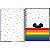 Caderno Universitário Michey Mouse Rainbow 80 Folhas - Imagem 5