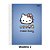 Caderno Espiral Hello Kitty 80 Folhas - Imagem 3