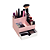 Porta Maquiagem e Organizador com Gaveta - Rosa - Imagem 1