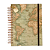 Caderno Wire-O 100 Folhas Reposicionáveis Mapa Mundi A4 - Imagem 1