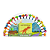 Kit para Colorir com Lápis de Cor e Borrachas Decoradas - Dinossauro - Imagem 1