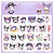 Cartela Adesiva Amigos da Hello Kitty - Kuromi - Imagem 1