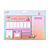 Kit 7 Blocos Planner Pandinha - Imagem 1