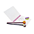 Kit Arco-Íris Lápis de Cor com Borrachas Decoradas para Colorir - Imagem 3
