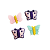 Kit 4 Borrachas Borboleta - Imagem 1