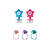 Kit Carimbos com Anéis Frozen - Imagem 2