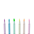 Kit Marca-Texto Brush Perfumado Pastel - 6 Unidades - Imagem 2