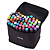 Kit de Canetas Touch Marcador Artístico Ponta Dupla 60 cores - Imagem 1