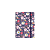 Caderno Colegial Capa Dura College Flowers - Imagem 1