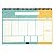 Planner Bloco Semanal Verde e Amarelo - Imagem 1