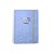 Caderneta Pequena Sem Pauta Soho Bolinhas Azul - Imagem 1